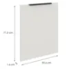 Obrazek Front Kuchenny Zm Aria-Wh/Ant Anti Fingerprint 713x596