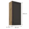 Obrazek Szafka kuchenna Stilo grafit mat/artisan 50G-108 1F