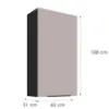 Obrazek Szafka kuchenna Arona cashmere 60G-108 1F