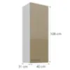 Obrazek Szafka kuchenna Lara cappucino 40G-108 1F