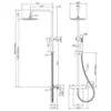 Obrazek System natryskowy Ilma 1-F czarny