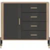 Obrazek Komoda Dante Dt08 Dąb Cremona/Antracyt