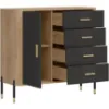 Obrazek Komoda Dante Dt08 Dąb Cremona/Antracyt