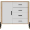 Obrazek Komoda Dante Dt08 Dąb Cremona/Biały