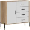 Obrazek Komoda Dante Dt08 Dąb Cremona/Biały