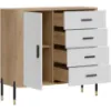 Obrazek Komoda Dante Dt08 Dąb Cremona/Biały