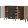 Obrazek Komoda Dante Dt09 Dąb Cremona/Antracyt