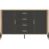 Obrazek Komoda Dante Dt09 Dąb Cremona/Antracyt