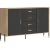 Obrazek Komoda Dante Dt09 Dąb Cremona/Antracyt