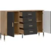 Obrazek Komoda Dante Dt09 Dąb Cremona/Antracyt