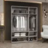 Obrazek Szafa Marbella I 150 kaszmir/czarny