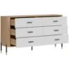 Obrazek Komoda Dante Dt05  Dąb Cremona/Biały