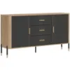 Obrazek Komoda Dante Dt06 Dąb Cremona/Antracyt