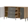 Obrazek Komoda Dante Dt06 Dąb Cremona/Szary