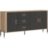 Obrazek Komoda Dante Dt07 Dąb Cremona/Antracyt
