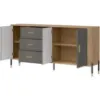 Obrazek Komoda Dante Dt07 Dąb Cremona/Szary
