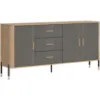 Obrazek Komoda Dante Dt07 Dąb Cremona/Szary
