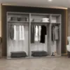 Obrazek Szafa Marbella I 250 kaszmir/czarny