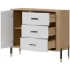 Obrazek Komoda Dante Dt03  Dąb Cremona/Biały