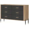 Obrazek Komoda Dante Dt04  Dąb Cremona/Antracyt