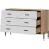 Obrazek Komoda Dante Dt04  Dąb Cremona/Biały