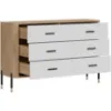 Obrazek Komoda Dante Dt04  Dąb Cremona/Biały