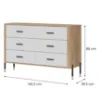Obrazek Komoda Dante Dt04  Dąb Cremona/Biały