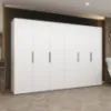 Obrazek Szafa Marbella I 300 biały/czarny