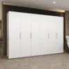 Obrazek Szafa Marbella I 300 biały/złoty