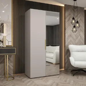 Obrazek Szafa Marbella II 100 kaszmir/złoty