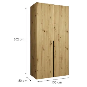 Obrazek Szafa Alicante I 100 artisan czarny