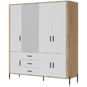 Szafa Dante Dt17 Dąb Cremona/Biały