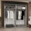 Obrazek Szafa Alicante I 200 kaszmir/czarny