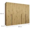 Obrazek Szafa Alicante I 250 artisan czarny