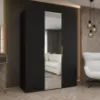 Obrazek Szafa Marbella II 150 czarny/złoty