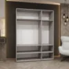 Obrazek Szafa Marbella II 150 kaszmir/czarny