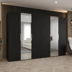 Obrazek Szafa Marbella II 300 czarny/kaszmir