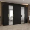 Obrazek Szafa Marbella II 300 czarny/złoty