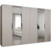 Obrazek Szafa Marbella II 300 kaszmir/czarny