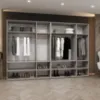 Obrazek Szafa Marbella II 300 kaszmir/czarny