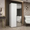 Obrazek Szafa Alicante II 100 biały/czarny
