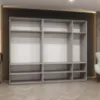 Obrazek Szafa Alicante II 250 kaszmir/czarny