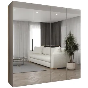 Szafa Marbella III 200 kaszmir/czarny