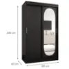 Obrazek Szafa Royal 120 czarny