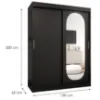 Obrazek Szafa Royal 150 czarny