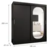 Obrazek Szafa Royal 180 czarny