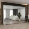 Obrazek Szafa Marbella III 300 biały/złoty