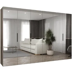 Szafa Marbella III 300 kaszmir/czarny