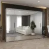 Obrazek Szafa Marbella III 300 kaszmir/czarny
