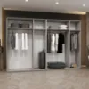 Obrazek Szafa Marbella III 300 kaszmir/czarny